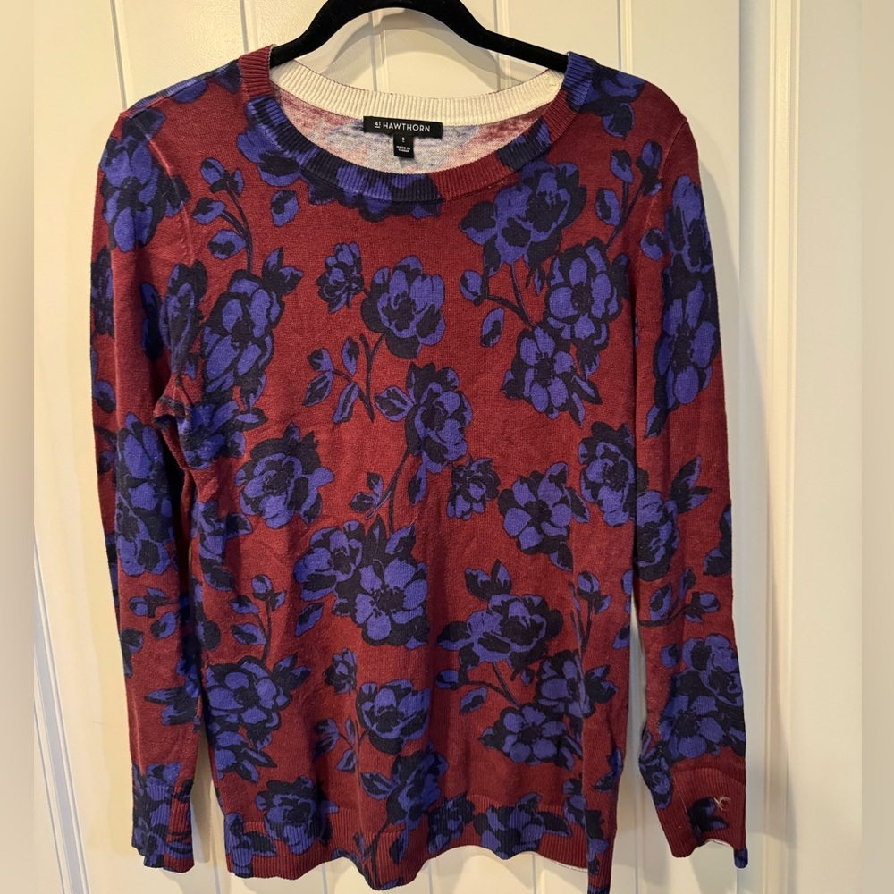 41 Hawthorn floral sweater